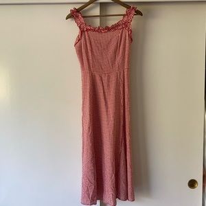 Vintage Picnic Midi Dress